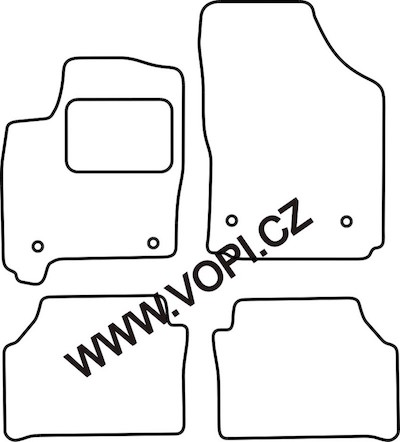 Autokoberce Opel Meriva 2004 - 04/2010 Colorfit (3442)